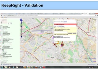 KeepRight - Validation
 