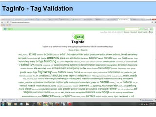 TagInfo - Tag Validation
 
