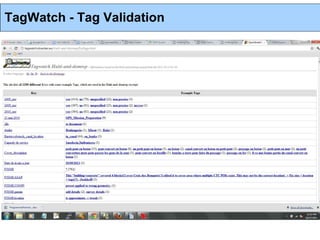 TagWatch - Tag Validation
 