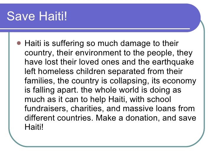 Haiti powerpoint presentation image