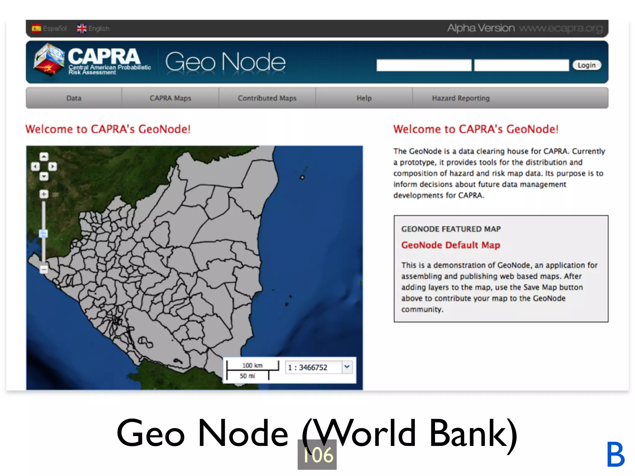 Geo Node (World Bank)
         106            B
 