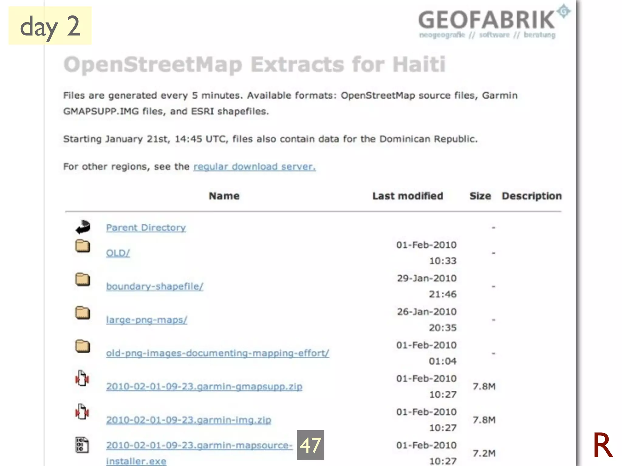 day 2




        47   R
 