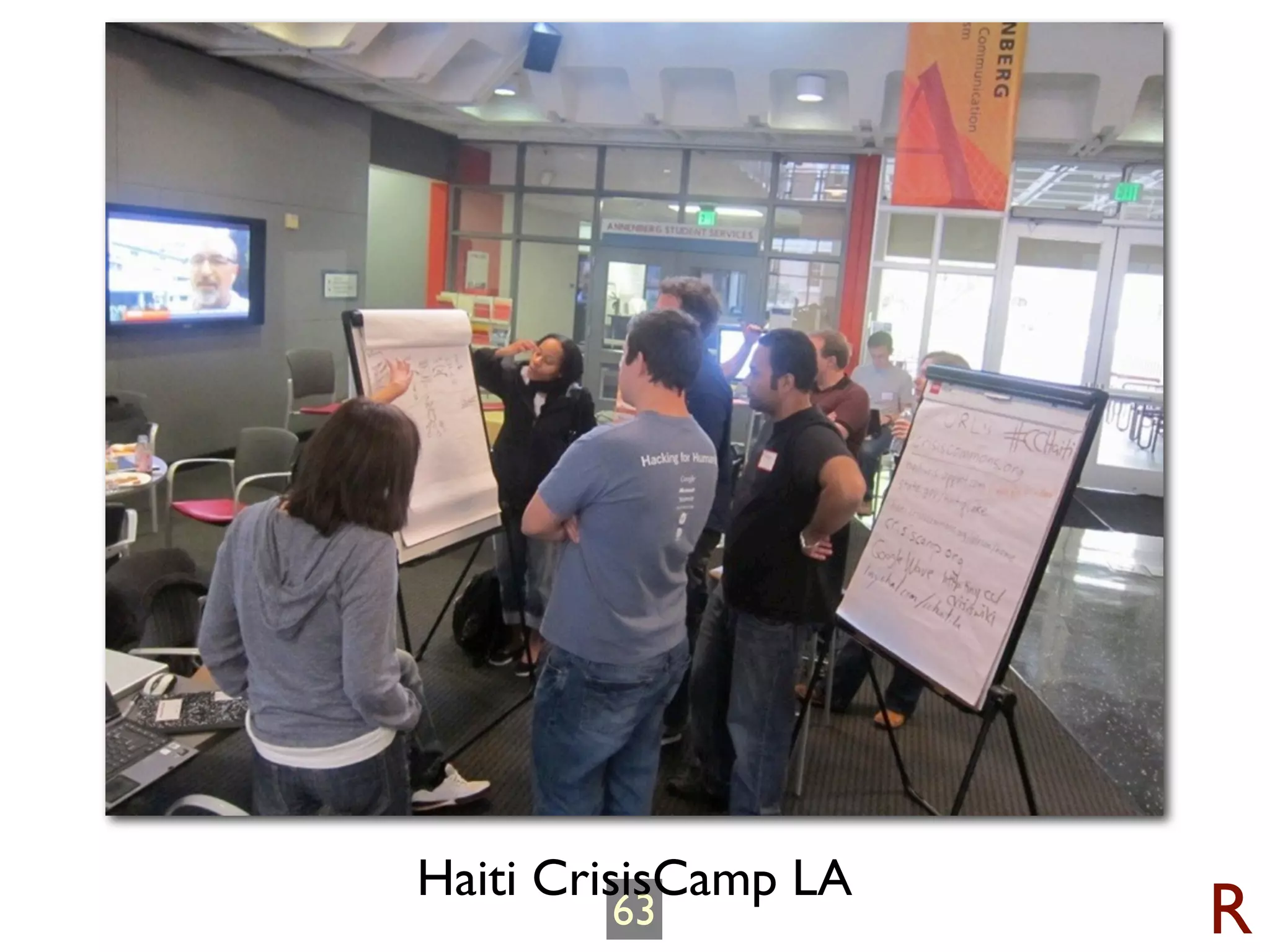 Haiti CrisisCamp LA
        63            R
 