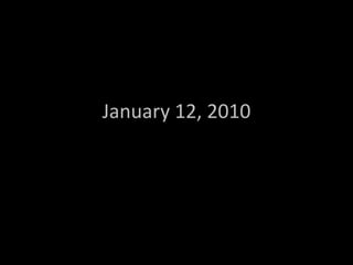 January 12, 2010 