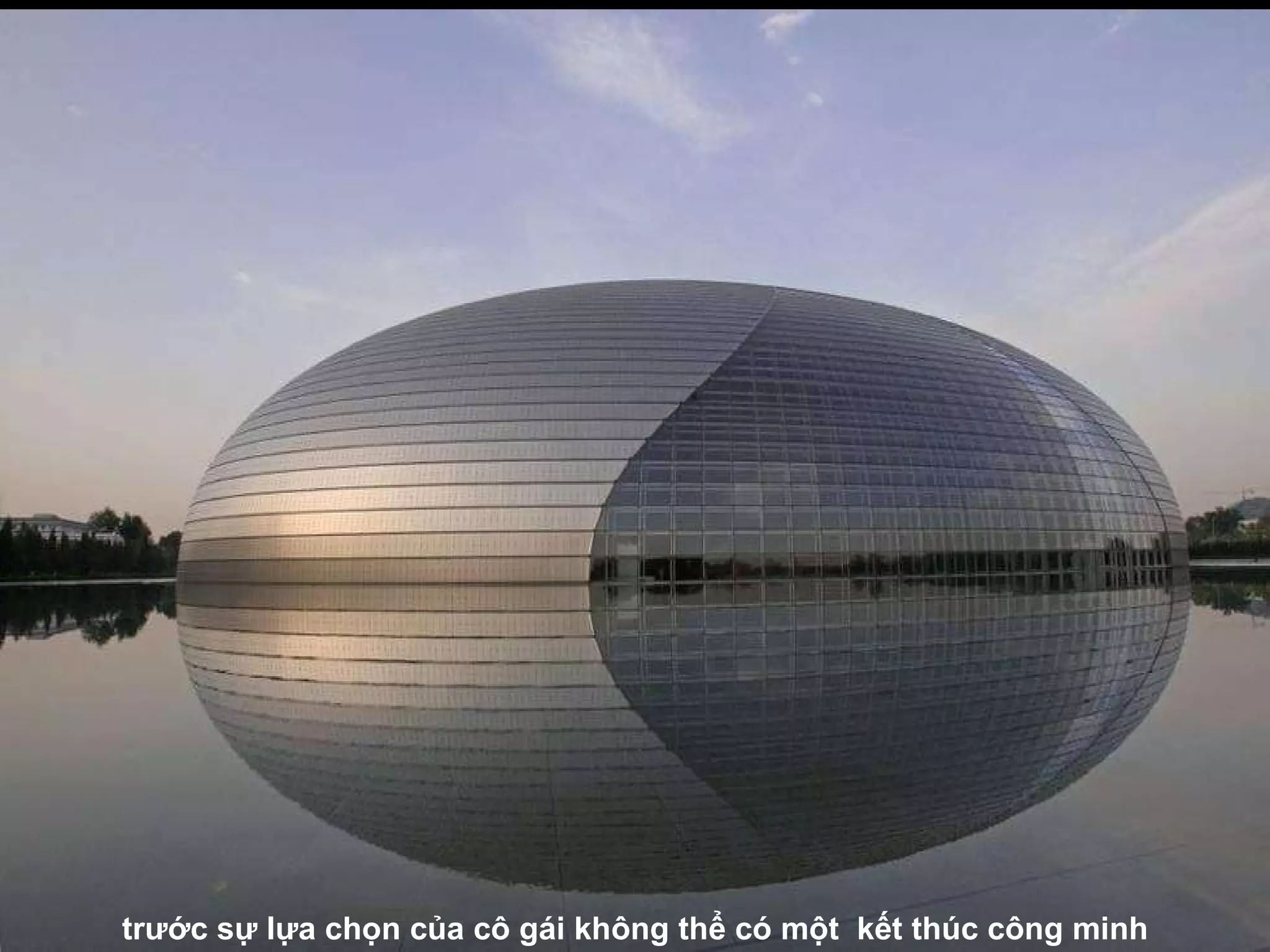 tr ướ c  sự lựa chọn của cô gái không thể có một  kết thúc công minh 