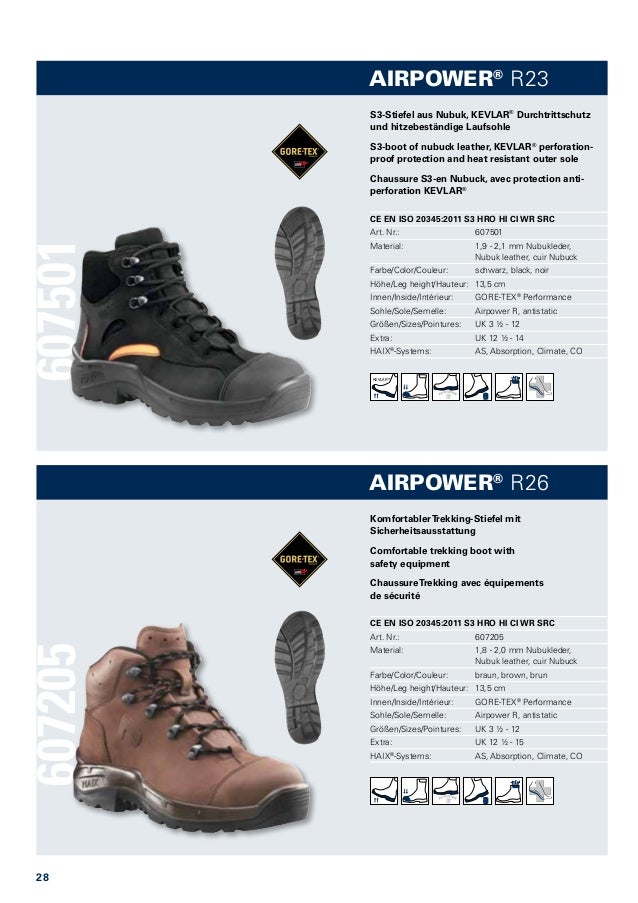 chaussure securite haix
