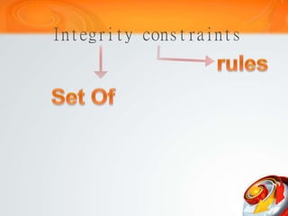integrity constraints | PPTX