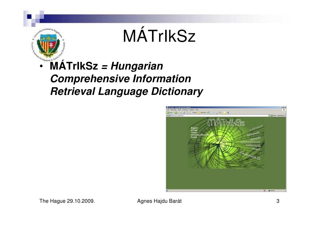 Integration of thesaurus and UDC to improve subject access the Hunga…