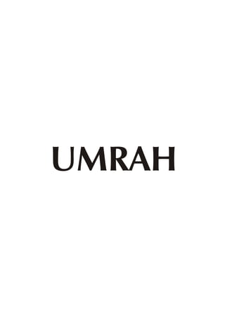 Hajj or Umrah Tour Plan - Guide Book | PDF