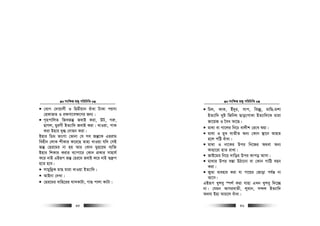 msw¶ß nR¡ cwiwPwZ
  45
†e¨M †`vqvjx I wngxqvb euvav UvKv cqmv
†ndvRZ I i¶Yv‡e¶‡Yi Rb¨|
M„ncvwjZ wReRš‘ RevB Kiv, DU, Mi“,
QvMj, gyiMx BZ¨vw` RevB Kiv| LvIqv, cvK
Kiv Bnvi `y» †`vnb Kiv|
Bnvi wWg fvsMv †fvbv †h me Rš‘‡K Gnivg
wenxb †jvK kxKvi K‡i‡Q Zvnv LvIqv hw` †mB
Rš‘ †ni‡gi bv nq Avi †Kvb gyn‡ig e¨w³
Bnvi wkKvi Kivi e¨vcv‡i †Kvb cÖKvi mvnvh©
K‡i bvB GBiƒc Rš‘ †ni‡g RevB K‡i bvB Z`ª“c
n‡Z n‡e|
mvgyw`ªK gvQ gviv LvIqv BZ¨vw`|
AvBbv †`Lv|
†ni‡gi evwn‡ii NvmKvUv, MvQ cvjv KvUv|
msw¶ß nR¡ cwiwPwZ
  46
wPj, KvK, Bu`yi, mvc, we”Qz, gvwQ-gkv
BZ¨vw` `yó wRwbl Qvo‡cvKv BZ¨vw`‡K gviv
Rv‡qR I ‰ea Av‡Q|
gv_v ev Mv‡ji wb‡P evjxk †i‡L ïqv|
gv_v I gyL e¨ZxZ Ab¨ †Kvb ¯’v‡b AvnZ
n‡j cwÆ euvav|
gv_v I bv‡Ki Dci wb‡Ri A_ev Ab¨
Kvnv‡iv nvZ ivLv|
RvB‡gi wb‡P `vwoi Dci Kvco Avmv|
gv_vi Dci e¯—v DVv‡bv ev †Kvb MvwÆ enb
Kiv|
RyZv e¨envi Kiv hv cv‡qi †Rvov ch©š— bv
Av‡m|
GBiƒc Lykey ¯úk© Kiv hvnv GLb Lykey w`‡”Q
bv| †hgb AvMievZx, jyevb, m›`j BZ¨vw`
A_ev Bnv AvP‡j euvav|
 