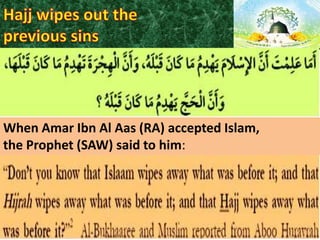 When Amar Ibn Al Aas (RA) accepted Islam,
the Prophet (SAW) said to him:

 
