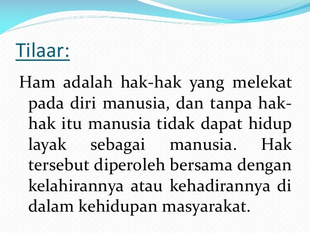 Hak asasi manusia