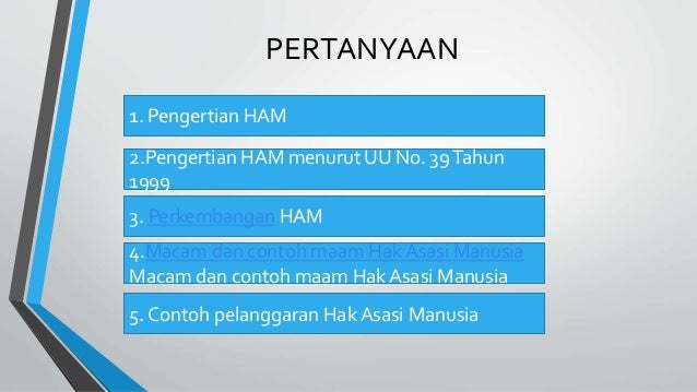 Hak asasi manusia_Presentasi PKn