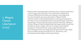 Magna Raja Hak Asasi Manusia (HAM) | PPTX