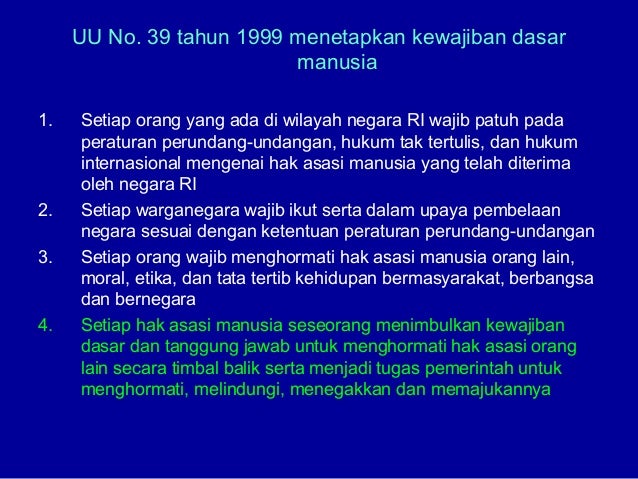 Contoh Hak Dan Kewajiban Asasi Manusia Dalam Lingkungan Masyarakat