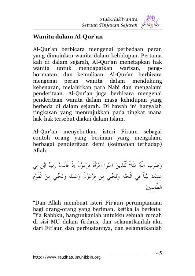 Hak hak wanita_ sebuah_tinjauan_sejarah