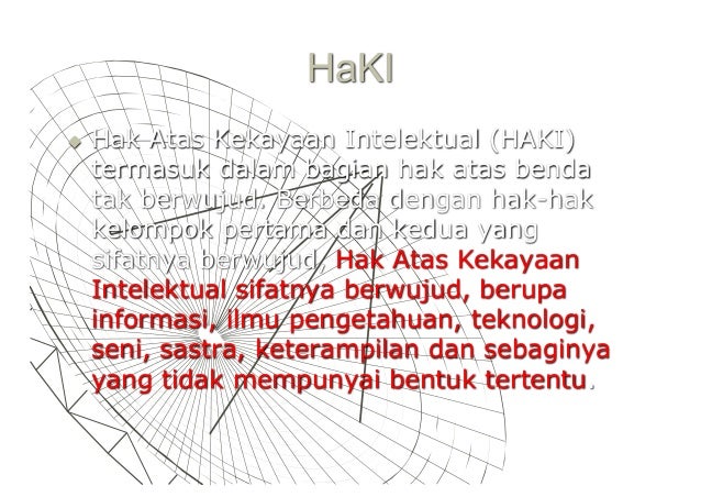 Ha ki (hak kekayaan intelektual)