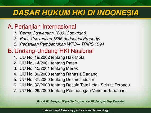 HAK KEKAYAAN INTELEKTUAL