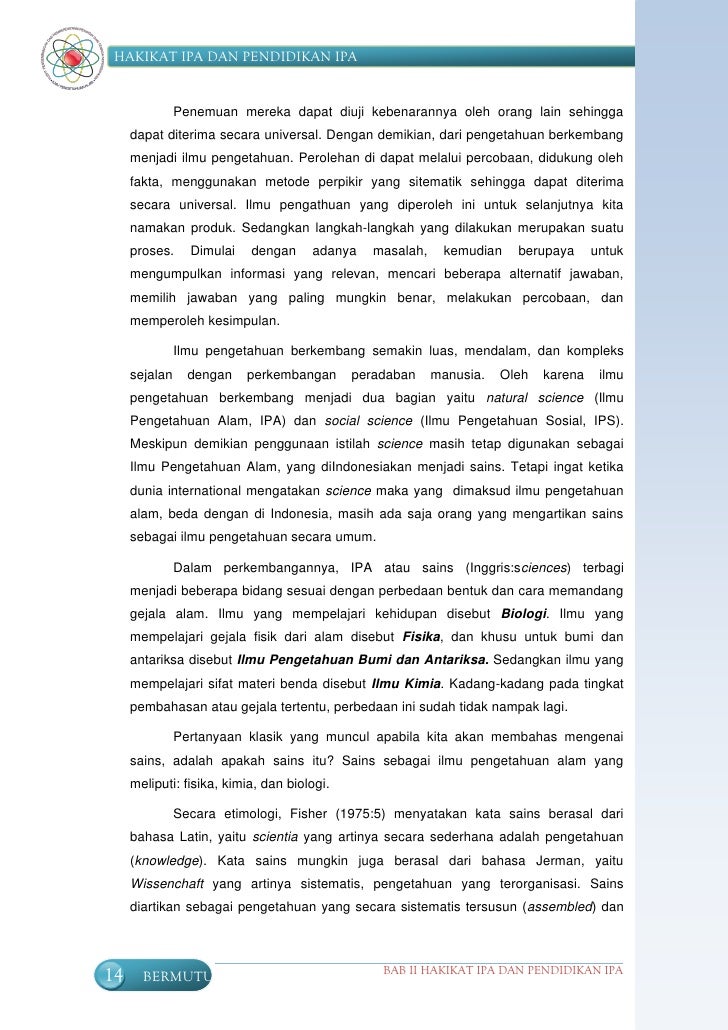Sebagai Cabang Dari Sains Hakikat Ilmu Fisika Adalah Sebagai