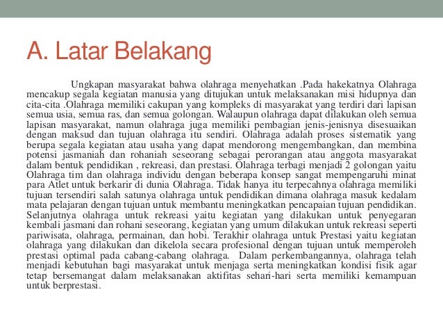 Hakikat Olahraga Mencakup Olahraga Pendidikan Olahraga Rekreasi Ola