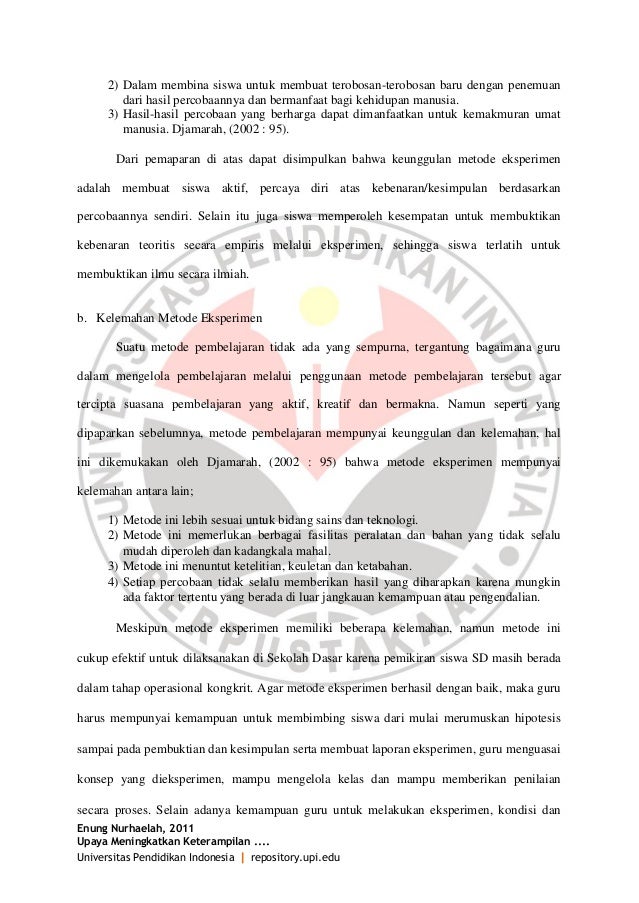 Hakikat pembelajaran ipa di sd