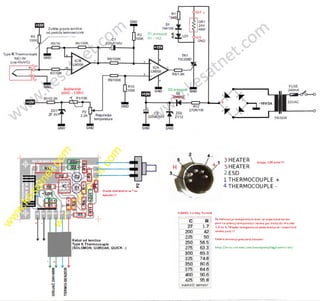 Hakko 936. Gordak 952. Diy. Analog Soldering Station. Schematic | PPT