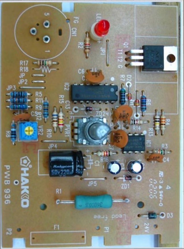 Hakko 936. Gordak 952. diy. analog soldering station. schematic