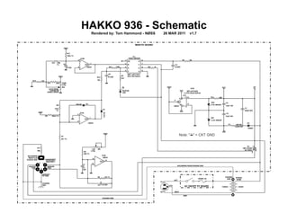 Hakko 936 Schem-Pcb_&Amp;_mod_v1r7 | PPT