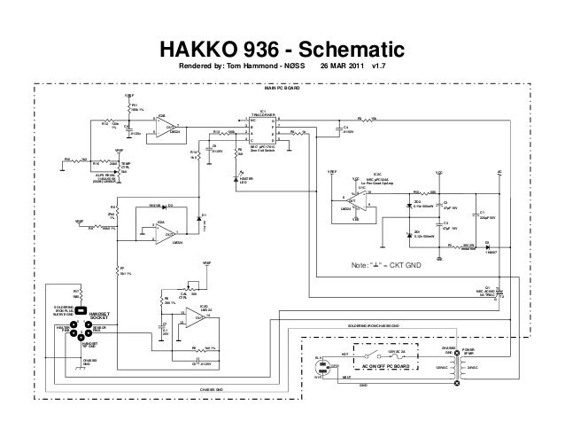 Hakko 936 Schematic