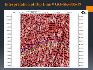 Interpretation of Dip Line # GO-SK-805-19
 