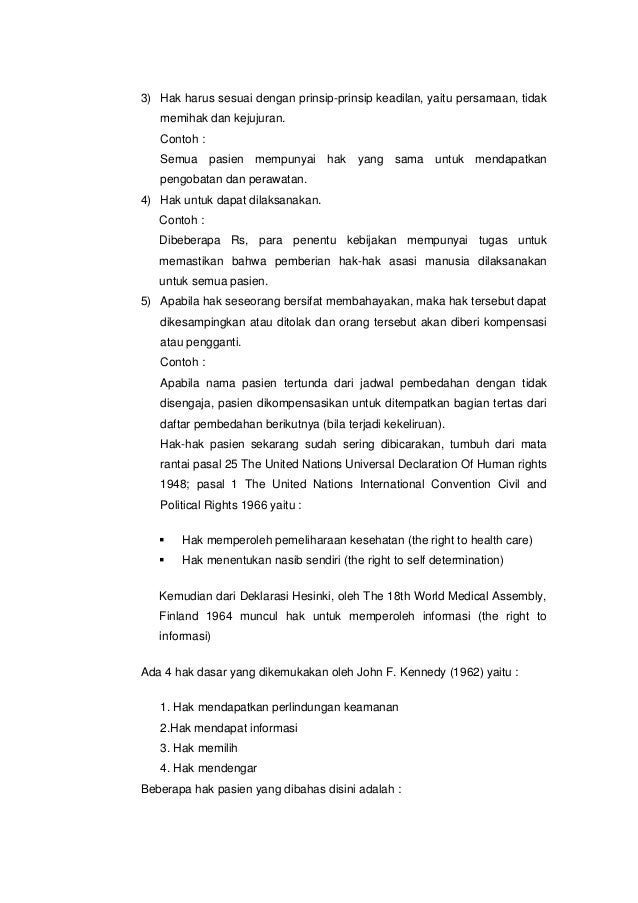 Makalah Hak pasien nisa