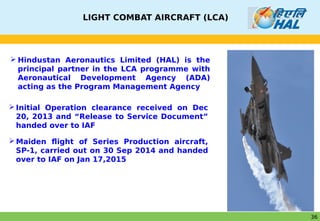 HAL Aircraft Presentation _Capability Building | PDF