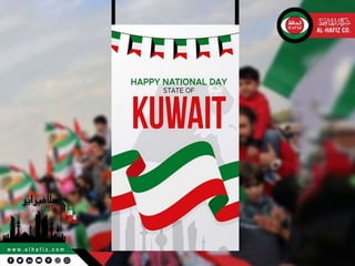 Hanging banners for kuwait national day 