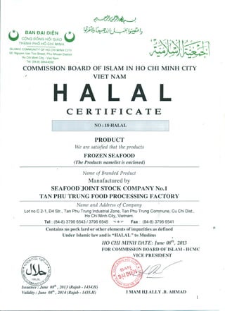 Seajoco - Halal 2014