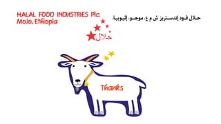 Halal Food Industries plc, Modjo Ethiopia | PDF