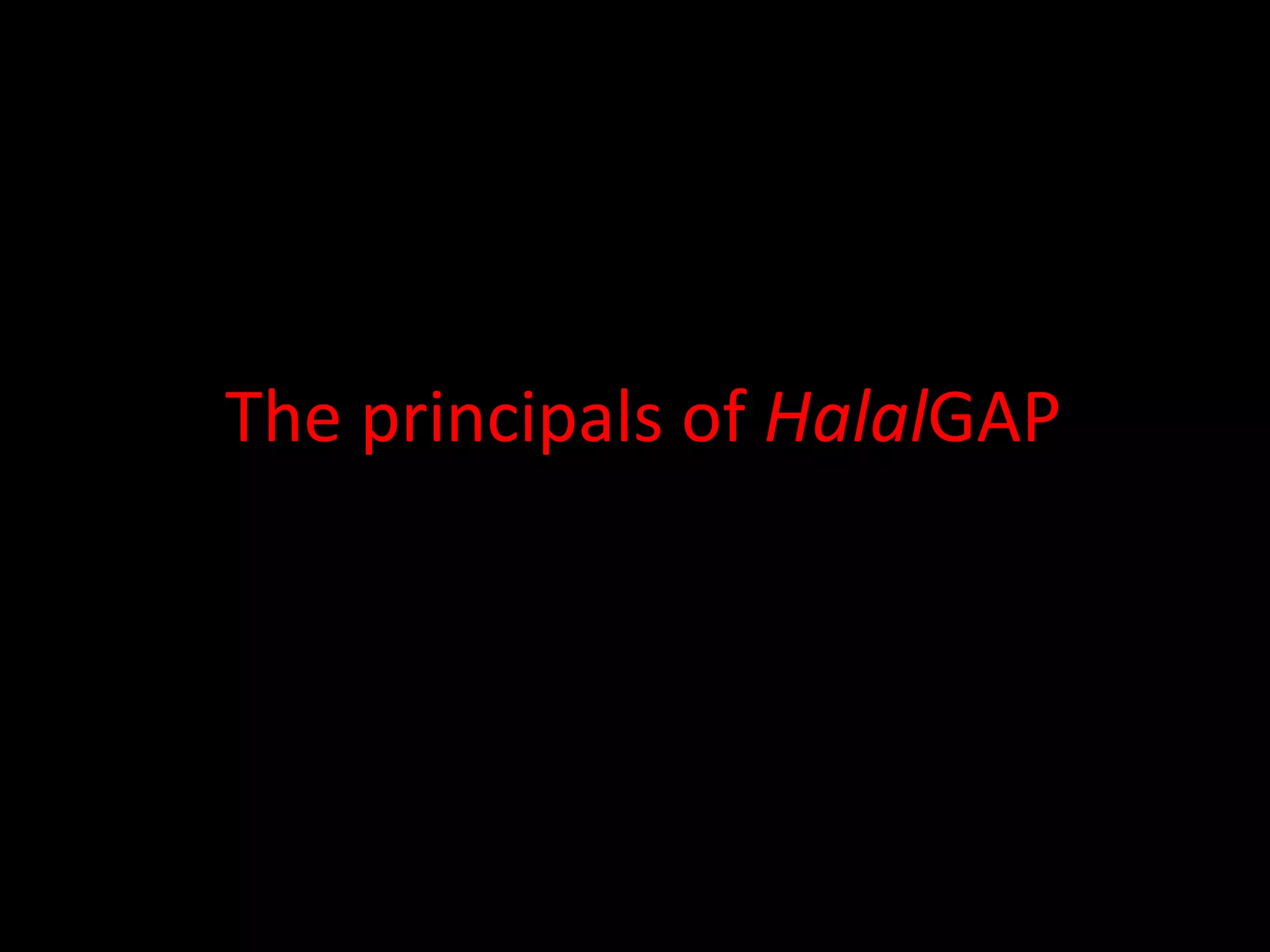The principals of  Halal GAP 