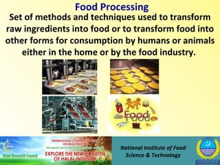 Halal ingredients in food processing | PPT