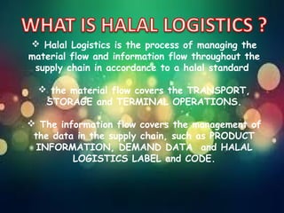 Halal logistics | PPT