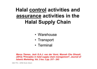 Halal logistics in malaysia and 5 continents | PDF