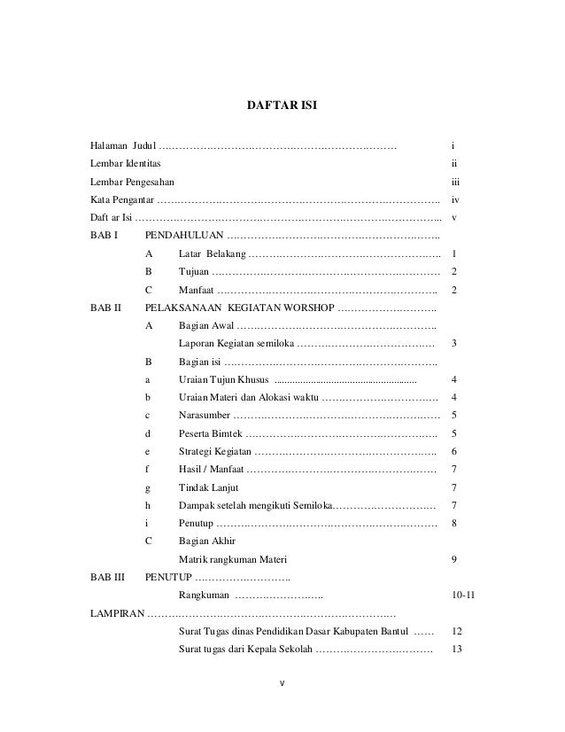 Contoh biodata untuk skripsi Apakah Daftar Isi Ada Halaman Judul - Soal Tematik