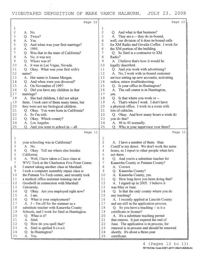 motion for summary judgment by kanawha stone containing the depositio errata sheet deposition