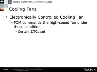 Cooling Fans Electronically Controlled Cooling Fan PCM commands the high-speed fan under these conditions Certain DTCs set 