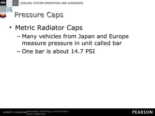 Pressure Caps Metric Radiator Caps Many vehicles from Japan and Europe measure pressure in unit called bar One bar is about 14.7 PSI 