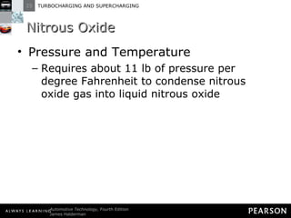 Nitrous Oxide Pressure and Temperature Requires about 11 lb of pressure per degree Fahrenheit to condense nitrous oxide gas into liquid nitrous oxide 