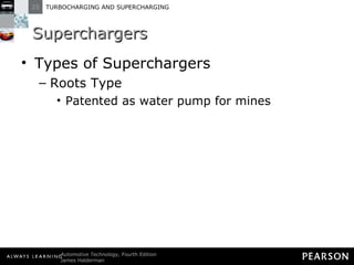 Superchargers Types of Superchargers Roots Type Patented as water pump for mines 