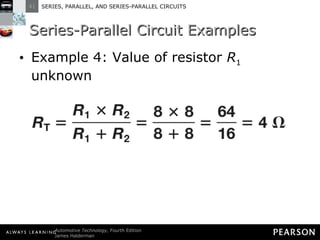 Series-Parallel Circuit Examples Example 4: Value of resistor  R 1  unknown 
