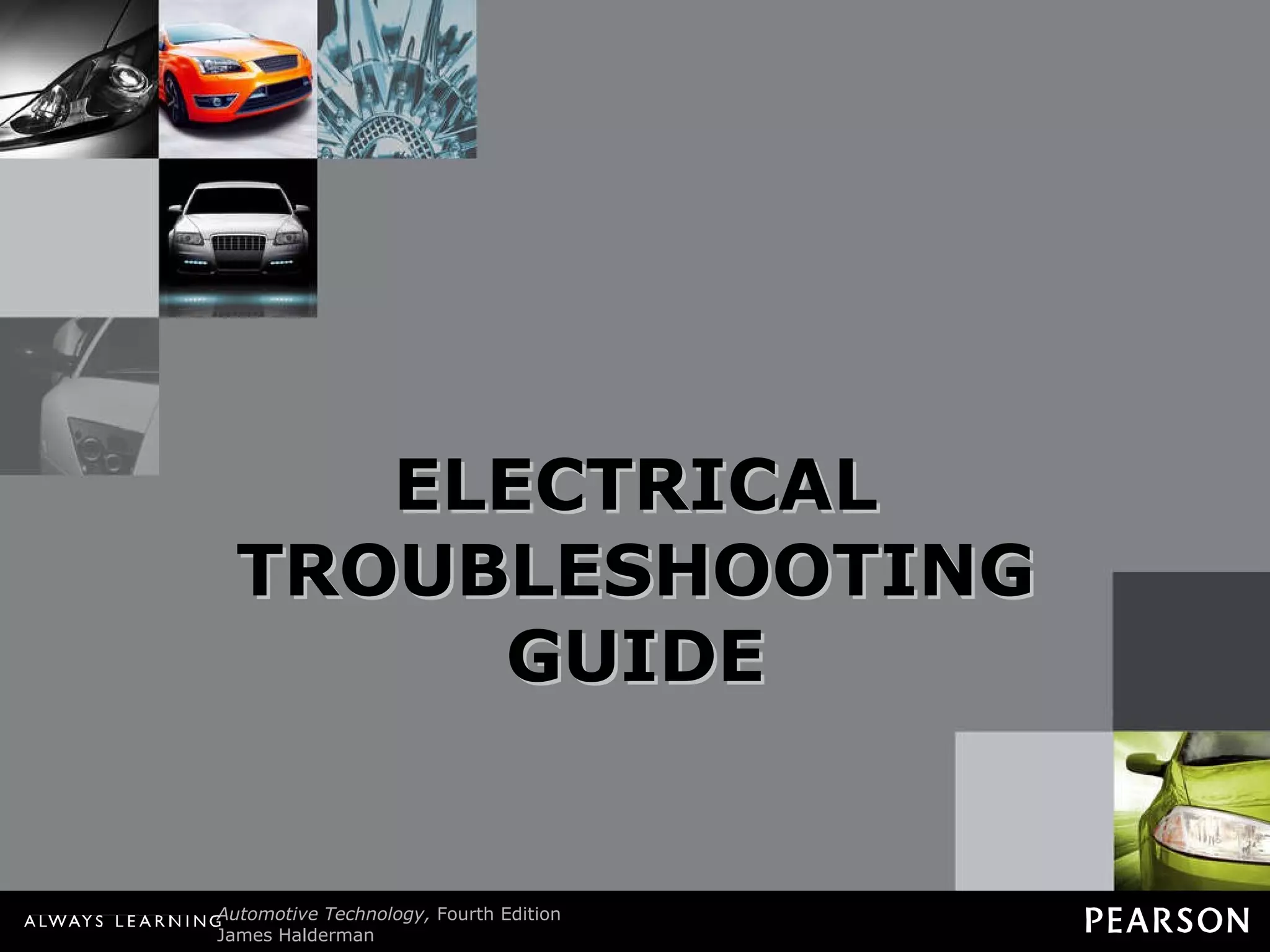ELECTRICAL TROUBLESHOOTING GUIDE 