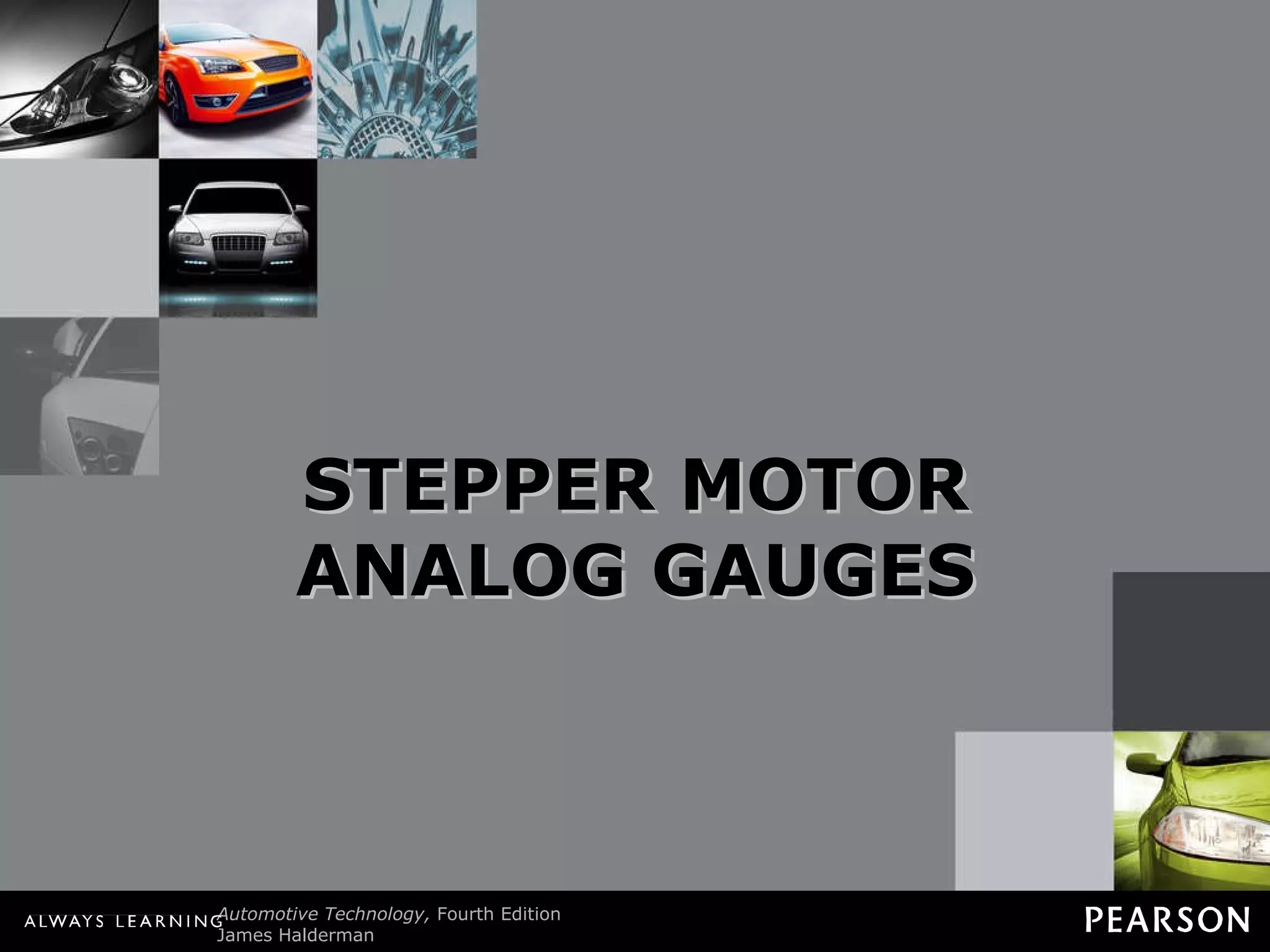 STEPPER MOTOR ANALOG GAUGES 