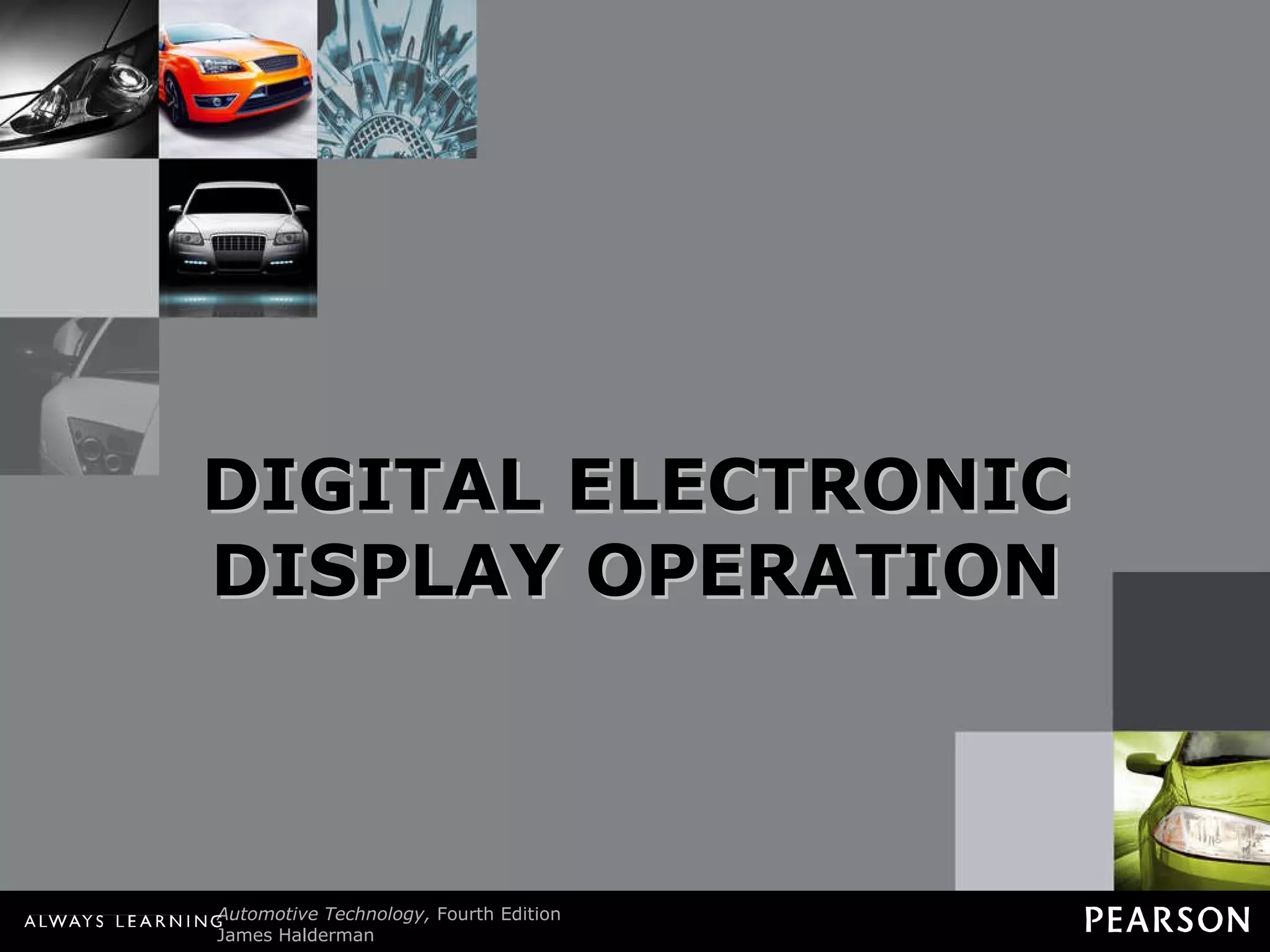 DIGITAL ELECTRONIC DISPLAY OPERATION 
