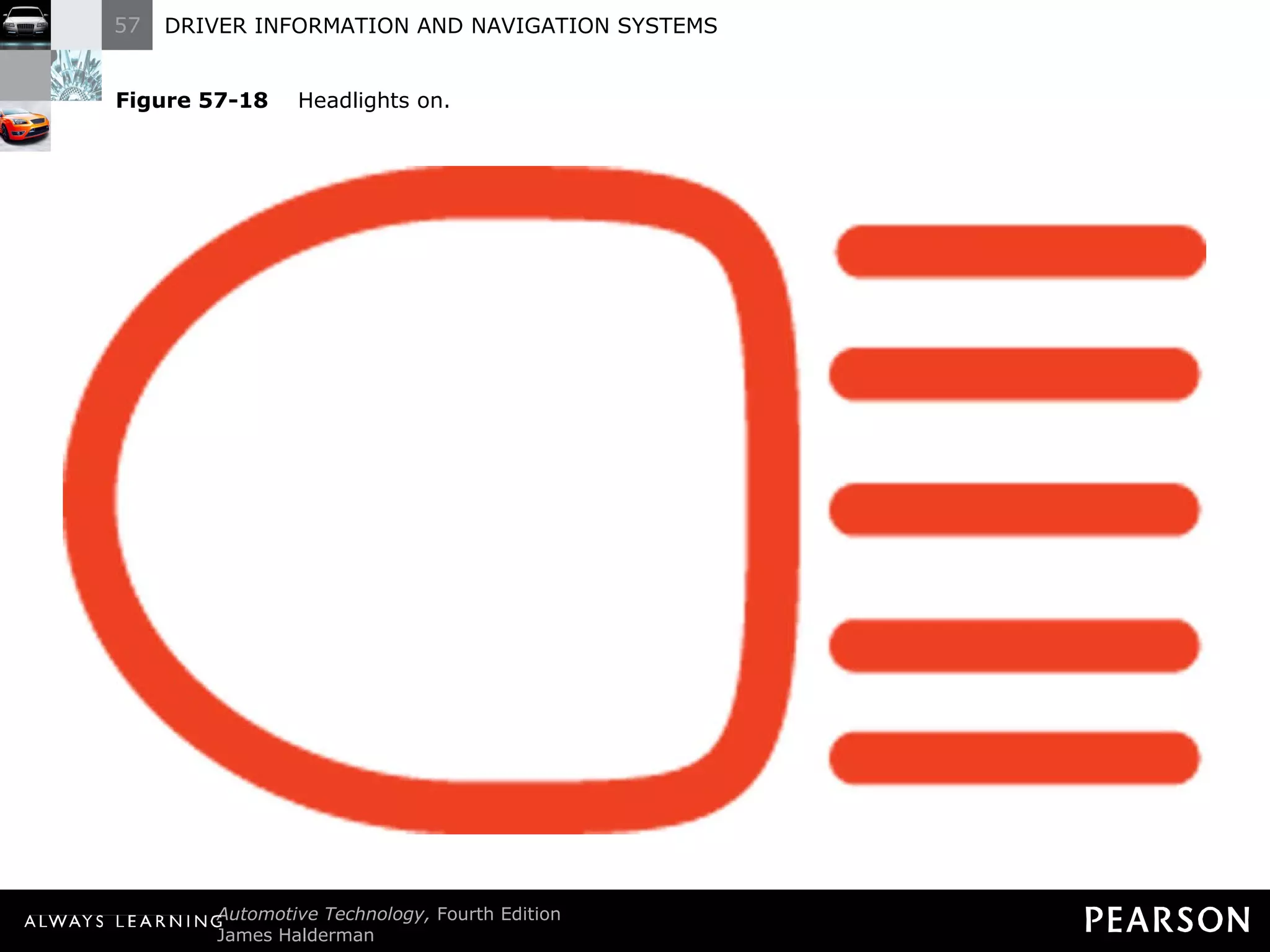 Figure 57-18   Headlights on. 